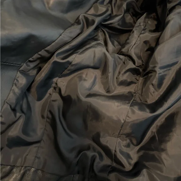 Michael Kors Black Quilted Leather Jacket - Picture 7 of 8